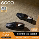 愛步（ECCO）高跟鞋女 一腳蹬粗跟淺口單鞋 型塑35方頭290943 黑色36