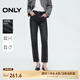 ONLY2025春季新款修身顯瘦高腰九分褲直筒褲牛仔褲女|125149038 J09深牛仔灰色 M M標(biāo)準(zhǔn)褲長(zhǎng)
