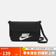 耐克（NIKE）男女斜挎包 單肩包手提包拎包旅行包休閑包CW9300-010黑