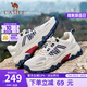 駱駝（CAMEL）登山鞋男戶外徒步鞋夏季新款網(wǎng)面透氣運(yùn)動(dòng)休閑鞋子 G14S342157 米白/藍(lán)（透網(wǎng)款） 42
