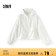 森馬（Semir）外套女碎花肌理森系少女感2025夏季oversize連帽夾克109325108005