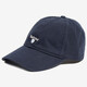 BARBOUR  Cascade四季棒球帽Logo刺繡帽鴨舌帽遮陽(yáng)帽 男女同款帽子 Navy-藏青色NY91