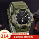 卡西歐(CASIO)男表 G-SHOCK系列防震防泥防水多功能運動(dòng)男表 HDC-700-3A2