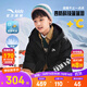 安踏兒童羽絨服男童裝25年冬季加厚保暖三防科技潮流滿(mǎn)印厚羽絨泡泡羽 【四防蓬蓬羽】基礎黑5902-1 絨子含量85% 165 充絨量168g