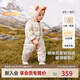英氏（YEEHOO）兒童羽絨服秋冬納米抗菌輕薄款嬰兒羽絨服連體衣