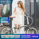 大行（DAHON）D7折疊自行車20英寸7速復古成人休閑通勤運動單車自行車HAC072 橄欖綠