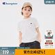 Champion冠軍男女童短袖T恤2025夏季新款大小童親子裝C標(biāo)基礎(chǔ)純色兒童上衣