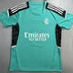 倩傾皇家馬德里皇馬綠色對抗訓練服背心短袖運動(dòng)服足球服球衣 綠色短袖 M