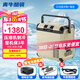 青牛酷騎車(chē)載冰箱車(chē)家兩用壓縮機(jī)制冷凍12V24V戶(hù)外便攜加熱小型露營(yíng)小冰箱 泥沙色 車(chē)家兩用 +1顆電池 18L