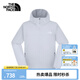 北面（The North Face）【涼感系列】SUN SMOOTH涼感防曬衣UPF50+男女輕薄防水25春夏87VW 0TI/淺灰 XL /180