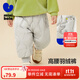 minibala【三防羽絨褲】迷你巴拉巴拉男童女童休閑褲冬季寶寶高腰護肚長(cháng)褲 淺卡其50320 100 【充絨量25.7g】