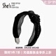 She's茜子經(jīng)典歐根紗發(fā)箍女工藝水晶氣質(zhì)通勤浪漫頭箍發(fā)卡發(fā)飾七夕禮物 百搭深黑G0