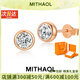MITHAOL【明星同款】泡泡耳釘女氣質(zhì)新款50分莫桑鉆耳飾 生日禮物送女友 玫瑰金泡泡耳釘專柜禮盒裝 情人節(jié)紀念日生日禮物送女友