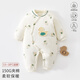 嬰兒棉服夾棉連體衣寶寶冬裝150g新生兒衣服秋冬季保暖加厚外出服 快樂(lè )鴨【150g夾棉】 59cm 【9斤以?xún)取? title=