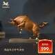 銅師傅《鴻運(yùn)?！房蛷d辦公室銅牛開業(yè)擺件 家居裝飾工藝品 牛氣沖天