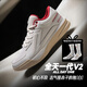 有志者（UZIS）全天一代V2板鞋籃球鞋男新款專業(yè)實(shí)戰(zhàn)跑步運(yùn)動(dòng)休閑鞋子 白紅 張寧PE款 （含猛虎籃球襪） 39