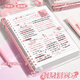思進(jìn)透明軟皮活頁(yè)筆記本本子活頁(yè)本可拆卸扣環(huán)外殼pvc高顏值橫線(xiàn)b5初中生高中生專(zhuān)用記事本手帳本 1本裝/B5/粉色（60張/120頁(yè)）