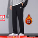 耐克（NIKE） 休閑褲男褲 2025春秋季新款運(yùn)動(dòng)褲跑步寬松長(zhǎng)褲直筒寬松衛(wèi)褲子 BV2708-010/加絨/曬圖退5 L (175/80A)