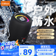 CLAISONT34無(wú)線藍(lán)牙音箱 迷你小鋼炮便攜低音炮 筆記本電腦桌面家用臺(tái)式機(jī)音箱  黑色