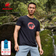 猛犸象（MAMMUT）Core 男子舒適休閑經(jīng)典時(shí)尚紅標(biāo)短袖T恤 黑色 3XL