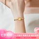 雷歐時(shí)（NEOS）2025新款小金表送女友瑞士進(jìn)口機(jī)芯手表女士輕奢復(fù)古品牌手鏈表女 60523L月牙金帶金面 13mm