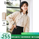 betu百圖女裝短外套時(shí)髦減齡棒球服字母設(shè)計(jì)圖案短外套女2211T82 淺杏色 XS