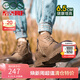 高哥增高馬丁靴男復(fù)古高幫男士工裝靴戶外真皮隱形內(nèi)增高靴子 卡其色6.5cm 0731287-4GA 38