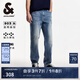 杰克·瓊斯（JACK&JONES）25年男裝夏季直筒牛仔褲男高彈力涼感寬松潮流休閑褲子品牌男褲 E42中牛仔藍(lán) 寬松直筒，卡碼拍小 32 175 W32/L32