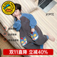 G.DUCKKIDS小黃鴨男童連體睡衣秋冬季兒童家居服奧特曼衣服男寶寶防著(zhù)涼睡袋 藍灰色 100 尺碼2~3歲【 90-100cm】