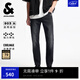 杰克·瓊斯（JACK&JONES）男裝潮流出街時(shí)尚百搭個(gè)性做舊涼感高彈直筒牛仔褲長(cháng)褲225232091 A16深灰牛仔 常規 32 175 W32/L32