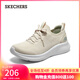 斯凱奇（Skechers）女子時(shí)尚休閑鞋網(wǎng)布透氣一腳蹬鞋149769 自然色/NAT 38