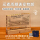 誠(chéng)中源化學(xué)元素周期表實(shí)物擺件送高初中生生日禮物開(kāi)學(xué)畢業(yè)升學(xué)六一禮物 中英雙語(yǔ)版+送充電燈座+精美禮盒 中號(hào)【160*120*22MM】