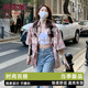 俞兆林襯衫女短袖新款2025年女裝夏季衣服襯衣輕奢高級上衣大碼防曬外套粉色【透氣防透】均碼 【適合80-140斤】