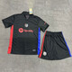 AJRM2425巴塞羅那客場(chǎng)球衣男定制短袖足球服夏季運(yùn)動(dòng)服比賽服巴薩球服 2425巴薩客場(chǎng)套裝 L  成人歐碼