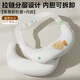 醫(yī)用斜頸矯正器嬰兒月牙枕頭兒童歪脖子偏頭頸托新生嬰兒枕頭 L號魚魚斜頸月牙枕套*1+內(nèi)膽*1(12月以上適用 18x10x2.5cm