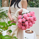 黛彼（DAIBI）毛毯辦公室午睡休被子玫瑰花毛毯輕奢高端生日禮物女A類手工花束 桑薇-粉色【A類手工立體玫瑰花】 直徑150cm