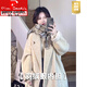 皮爾卡丹（pierre cardin）羽絨服女加厚毛呢大衣2025秋冬季新款韓系小個(gè)子羽絨內膽呢子外套 羊毛大衣100女雙面絨燕麥色(90白鴨絨) XS 濮院雙面絨大衣 【建議80-100斤】