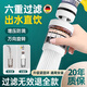 MGXEK德國360°萬能水龍頭過濾器廚家用自來水防濺花灑通用凈水過濾水器 藍色【360°旋轉升級款】增壓防濺·6重過濾/除氯