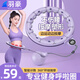 羽豪宋軼同款智能呼啦圈輔助減肥神器計數(shù)可調節(jié)靜音收腹練腰男女成人 木瑾紫/智能計數(shù)（140斤可用）