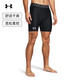 安德瑪（UNDERARMOUR）春夏HeatGear Armour男子訓(xùn)練運(yùn)動(dòng)緊身短褲1361596 黑色002 XL