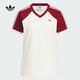 阿迪達斯（adidas）Originals三葉草2025年女子V NECK TEE短袖T恤 KE6163 L