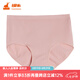 銅牛全成型無(wú)縫高腰女內(nèi)褲春夏新款女士三角褲VC041 灰蝶粉 1條 XL 170-175