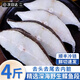 朵芙深海鰈魚段 蝶魚比目魚碟魚身鴉片魚切塊新鮮冷凍生鮮魚類 精選鰈魚段 2000g