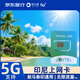 印尼巴厘島/新加坡/馬來西亞/泰國通用5G電話卡 6天無限流量