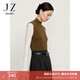 玖姿·安娜蔻輕熟風(fēng)針織衫簡(jiǎn)約時(shí)髦休閑內搭毛衣背心女冬款 墨綠 L