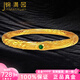 錦滿園哪吒手鐲黃金乾坤圈金鐲子同款金圈純金手圈手環(huán)足金9999古法手鐲 正品純金-哪吒同款 30.66克（圈口52-59留言）