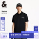 杰克·瓊斯（JACK&JONES）男裝25年速干POLO衫男士翻領(lǐng)短袖T恤夏季潮流寬松休閑戶外半袖 E40黑色 常規(guī) L