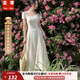 蕓蕁裙子女夏季2025新款夏季新款初戀方口領法式溫柔連衣裙收腰氣質(zhì)仙 白色 襯衫連衣裙 S 【關注店鋪送小禮物】