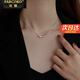 法蔻（farcoko）轉(zhuǎn)運(yùn)珠項鏈女新款潮流設(shè)計氣質(zhì)簡約鎖骨鏈七夕情人節(jié)禮物送女友 轉(zhuǎn)運(yùn)珠項鏈【精美禮盒】