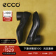 愛(ài)步（ECCO）單鞋女 一腳蹬包頭牛皮高跟鞋 雕塑奢華系列222493 黑色22249301001 36